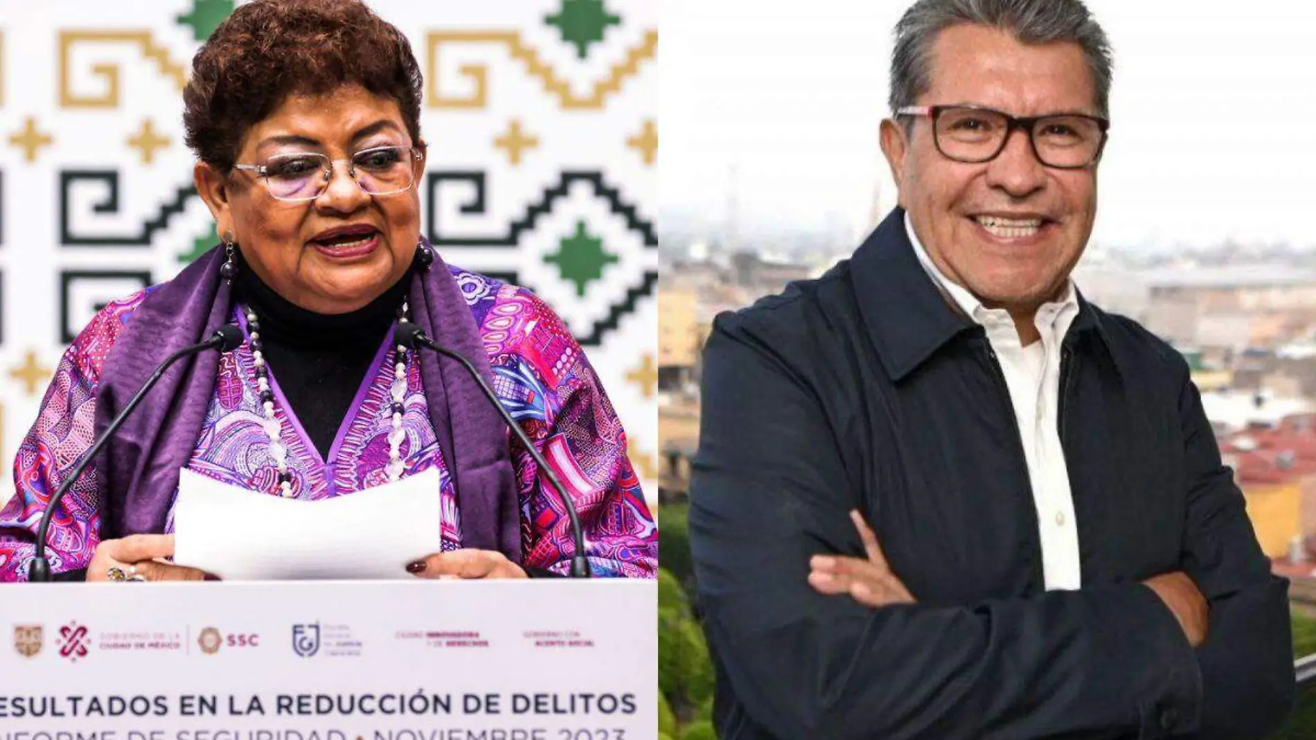 Ernestina Godoy-Ricardo Monreal-Senado